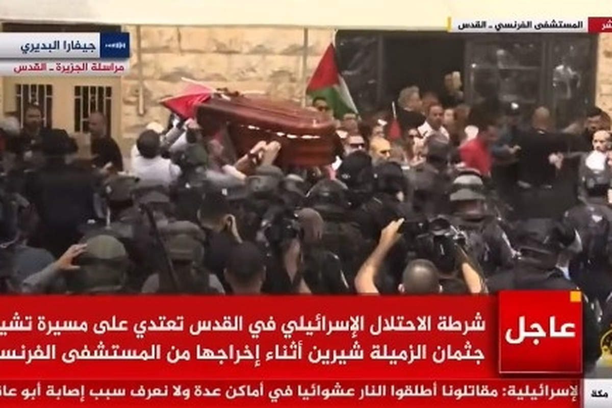Polisi Israel mendakwa pemakaman jurnalis Palestina