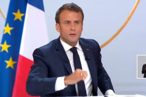 Konferensi pers Emmanuel Macron 2019 tentang pensiun (penangkapan Dailymotion)